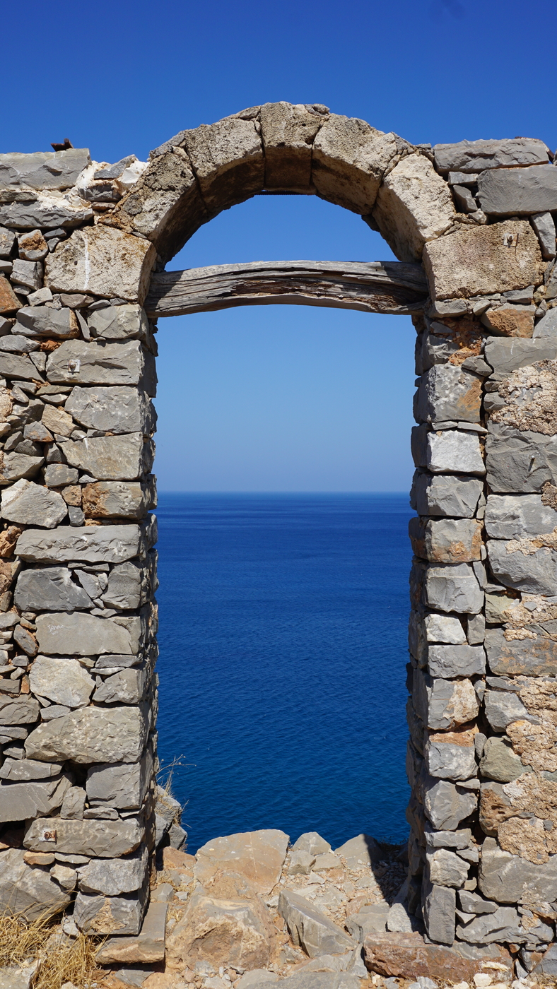 Stone arch on Spinalonga