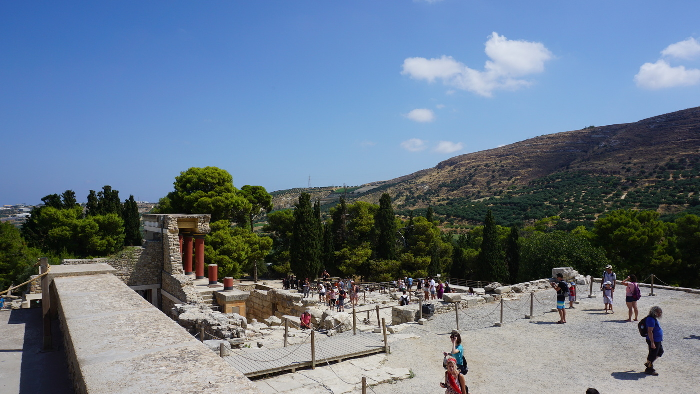 Ruins of the palace of Knossos